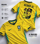 Camisa Unissex Jogador 2026 NEYMAR 10 PERSONALIZADA