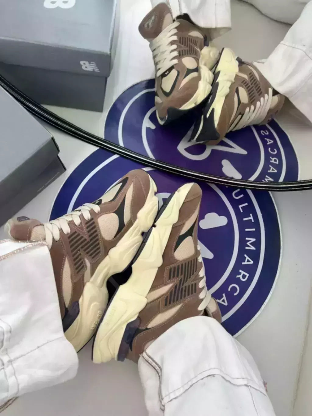 NB 9060 - Marrom/Bege