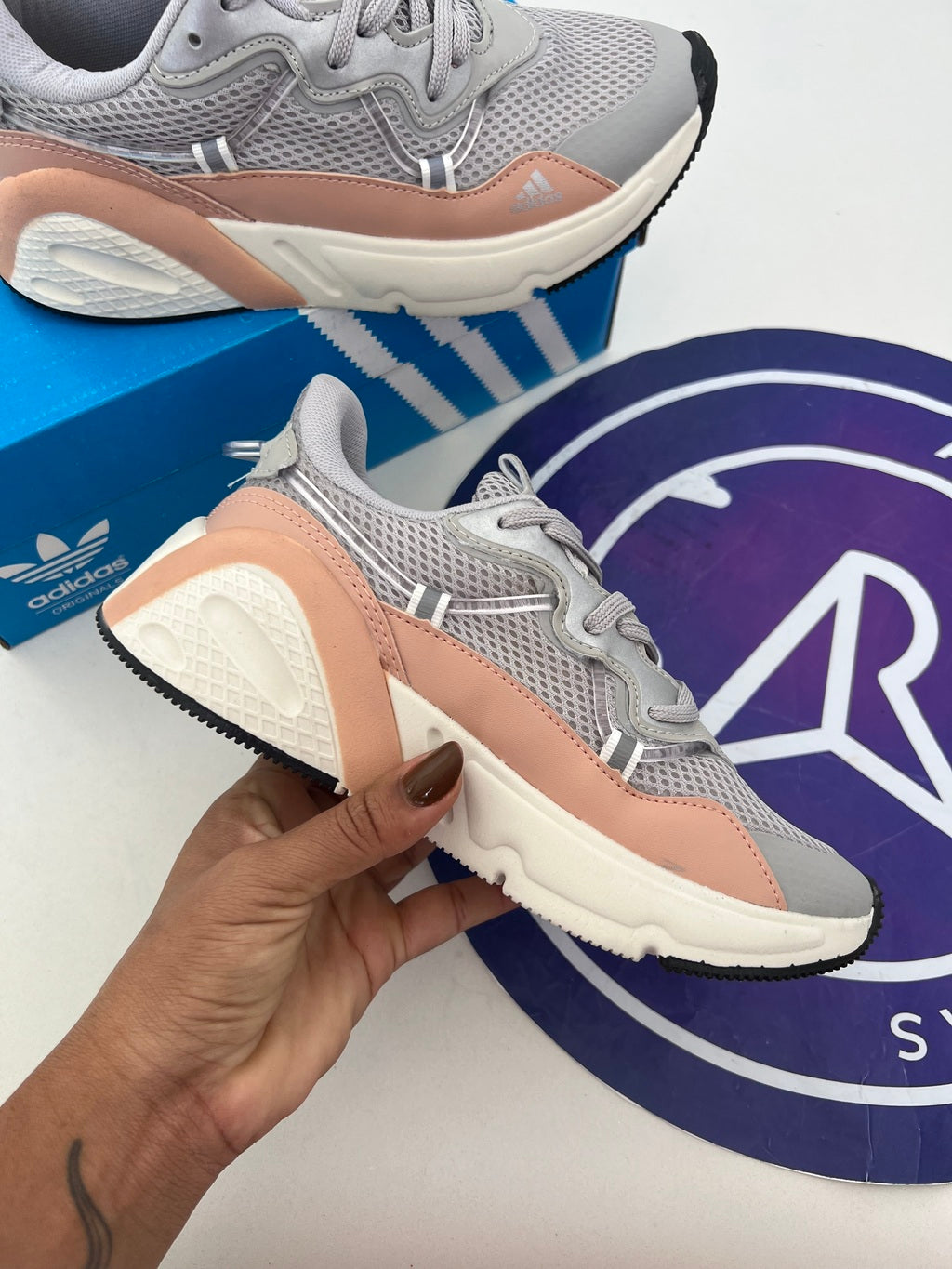 Lxcon Premium - Cinza/Rosa