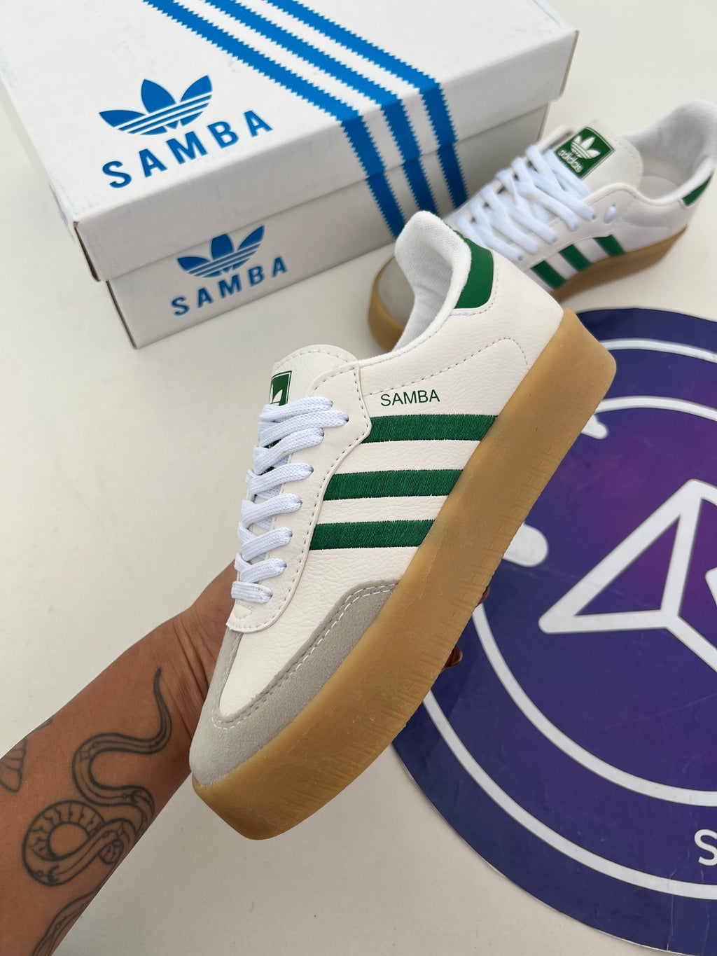 Sambae - Branco/Verde