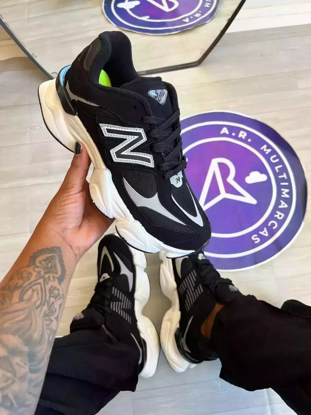 NB 9060 - Cinza e Preto