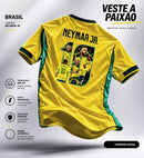Camisa Unissex Jogador 2026 NEYMAR 10 PERSONALIZADA