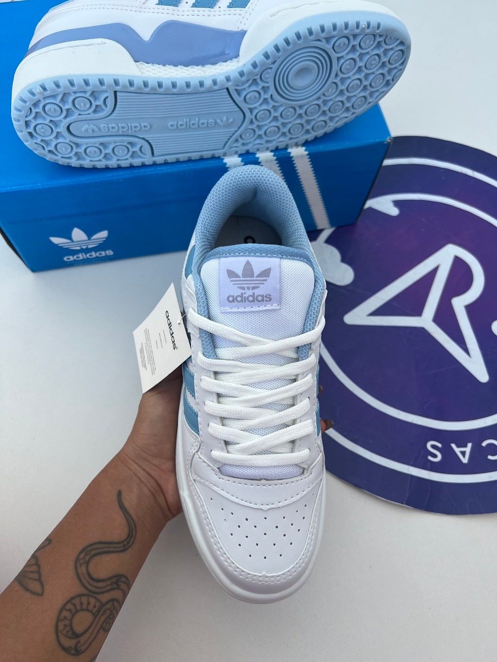 Forum Low - Branco/Azul