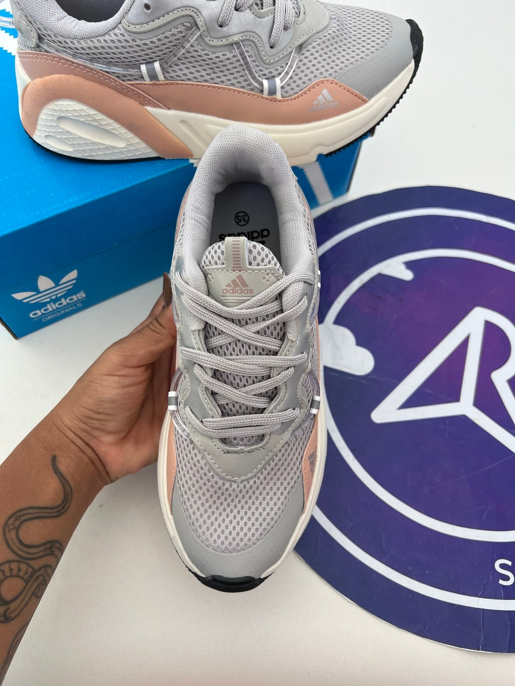 Lxcon Premium - Cinza/Rosa