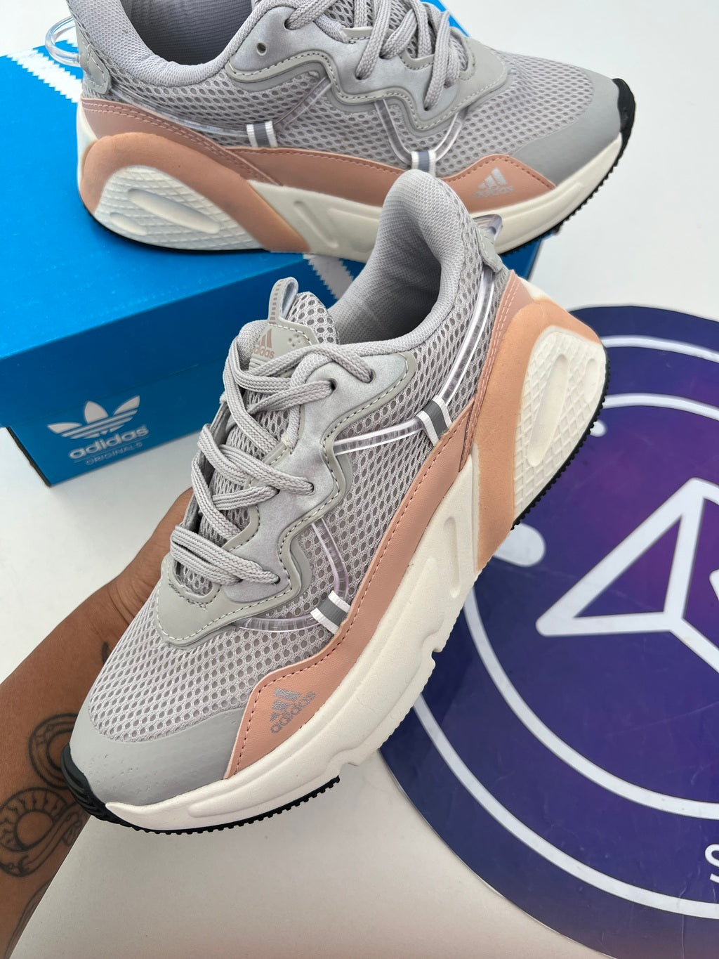 Lxcon Premium - Cinza/Rosa