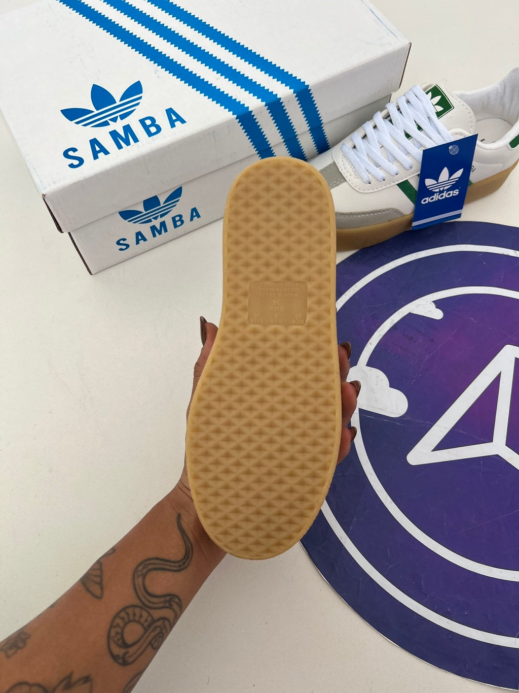 Sambae - Branco/Verde