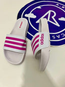 Sandália Slide ADD - Branca/Rosa