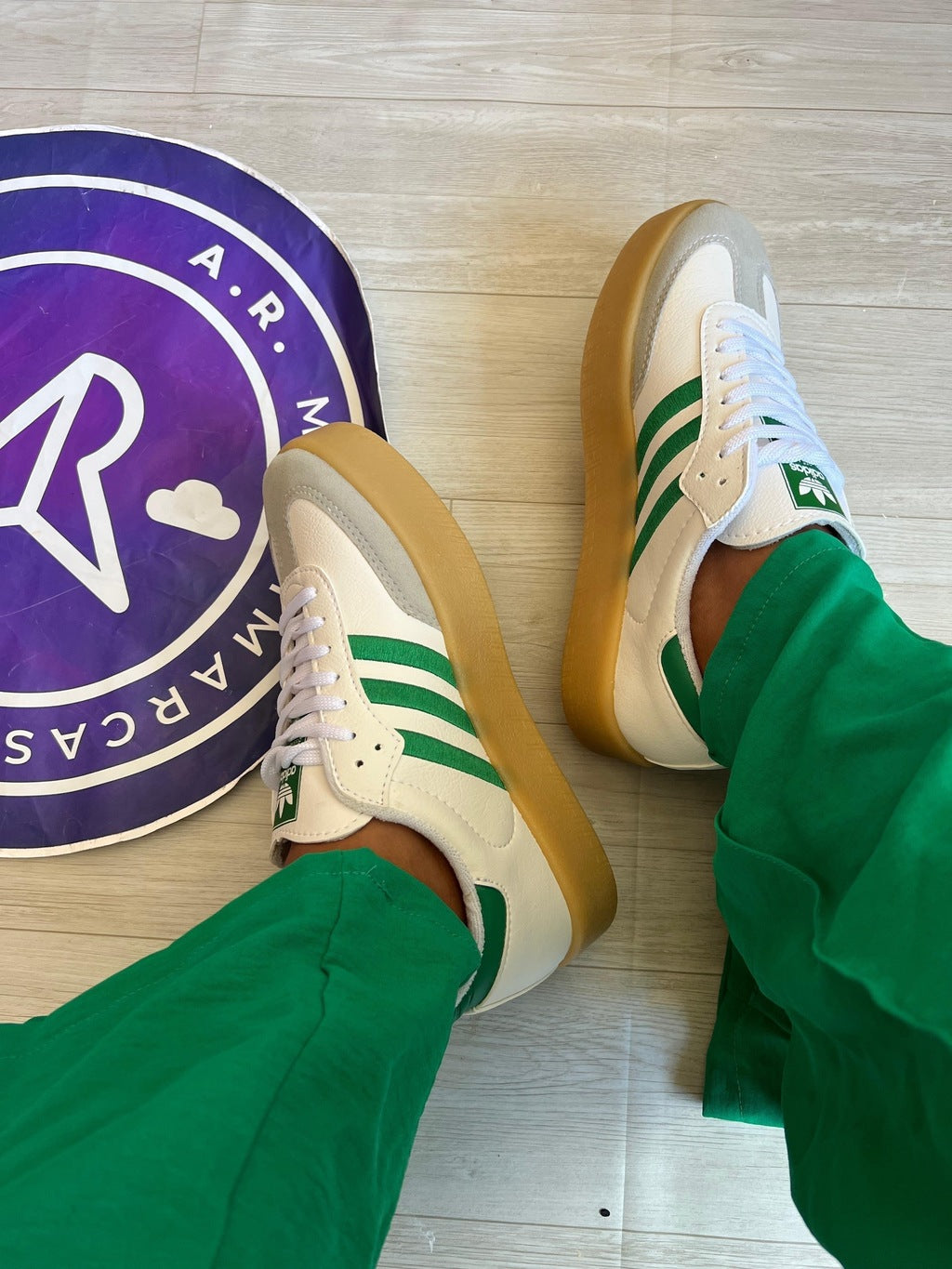 Sambae - Branco/Verde