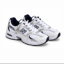 NB 530 Luxo - Branco/Azul Marinho