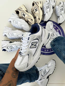 NB 530 - Branco/Azul Marinho