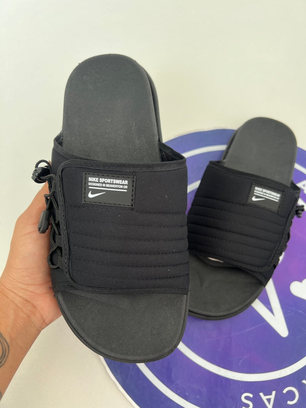 Sandália Asuna Nike - Preta