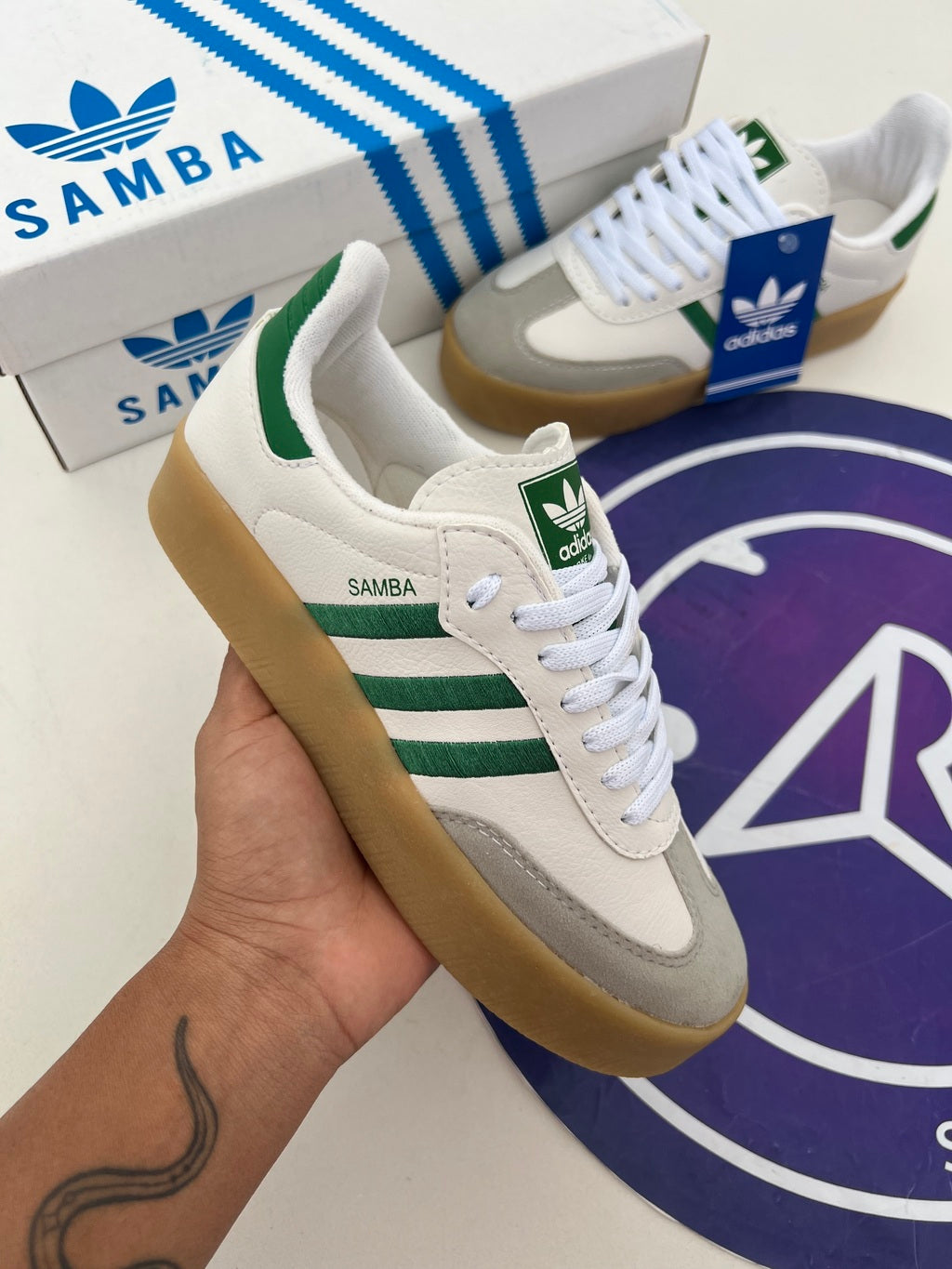 Sambae - Branco/Verde