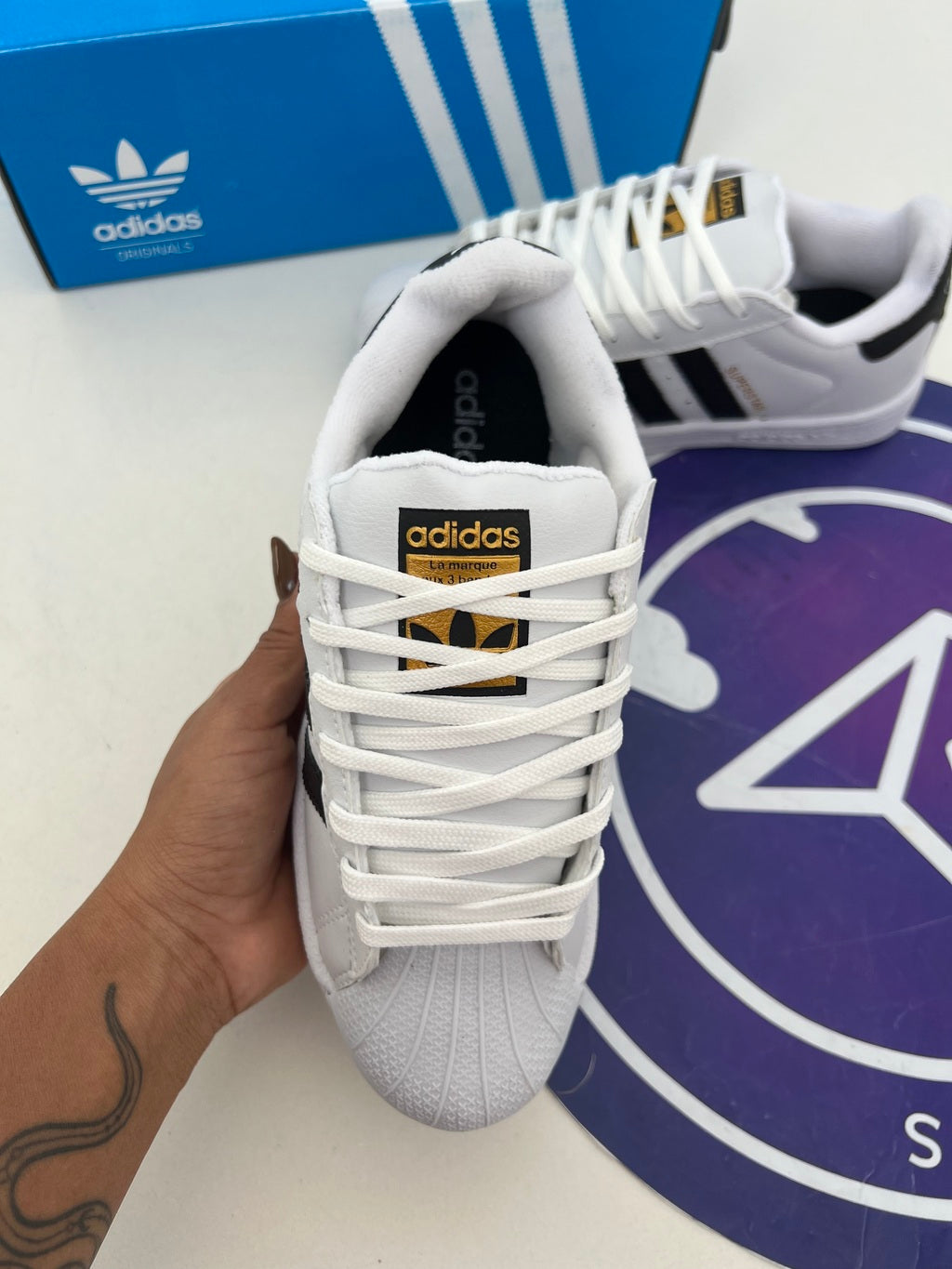 Superstar Premium - Branco/Preto