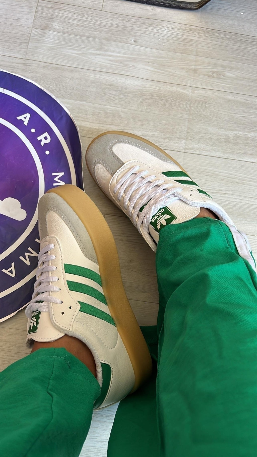 Sambae - Branco/Verde