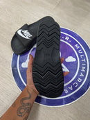 Sandália Slide - NK Preta/Branca