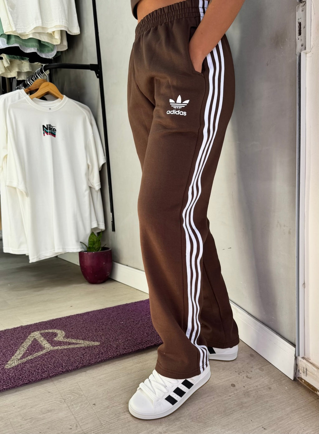 Calça Moletom - Marrom Retrô