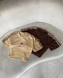 Cropped Retrô Suedine