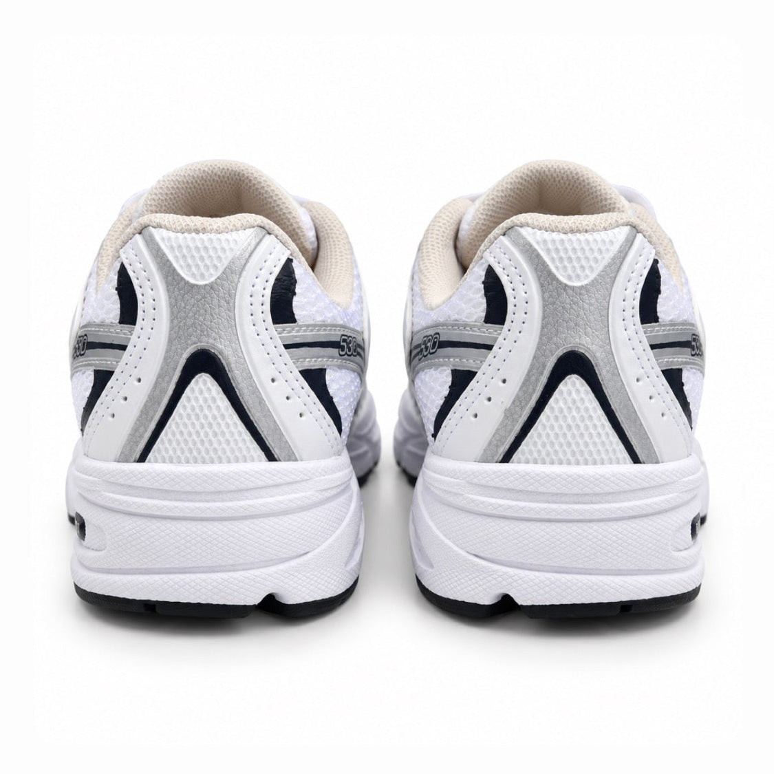 NB 530 Luxo - Branco/Prata