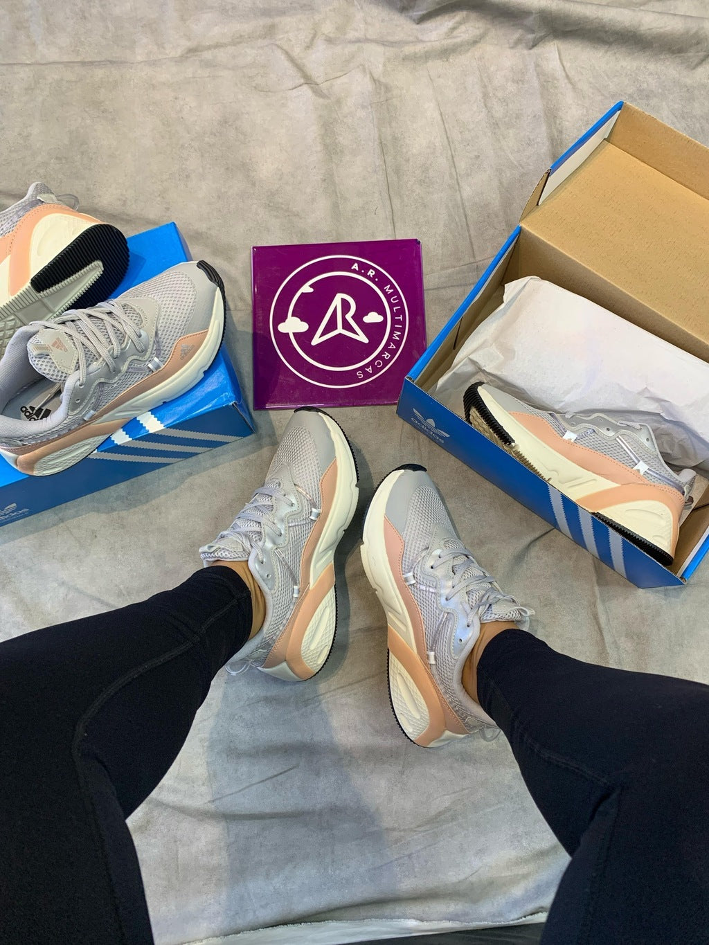 Lxcon Premium - Cinza/Rosa