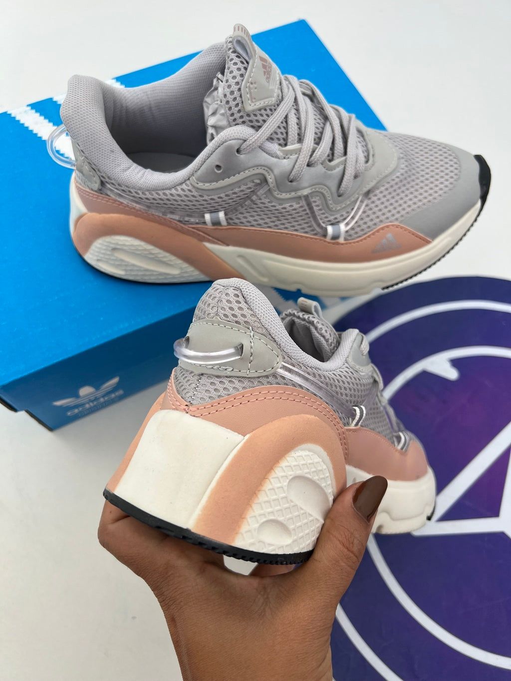 Lxcon Premium - Cinza/Rosa