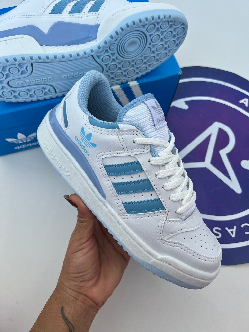 Forum Low - Branco/Azul