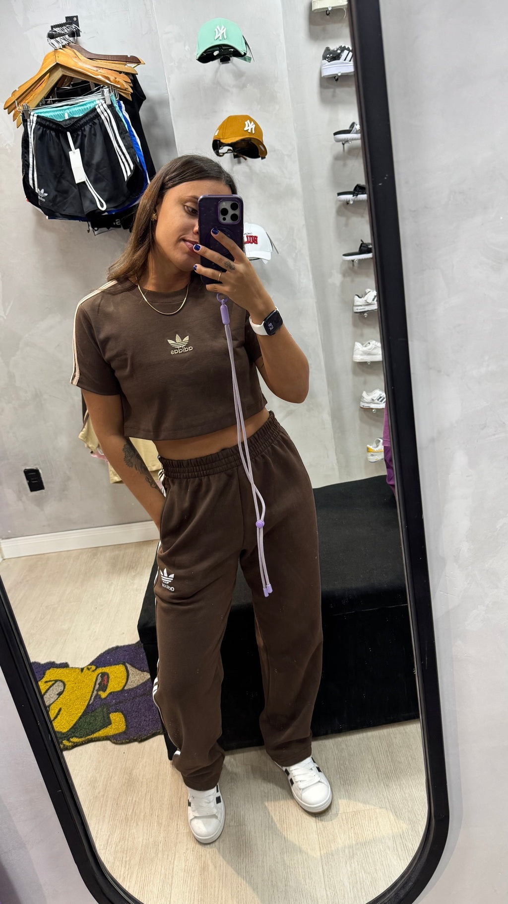 Calça Moletom - Marrom Retrô