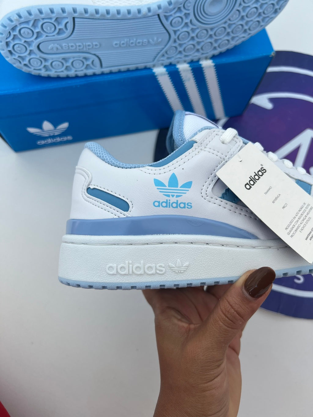 Forum Low - Branco/Azul
