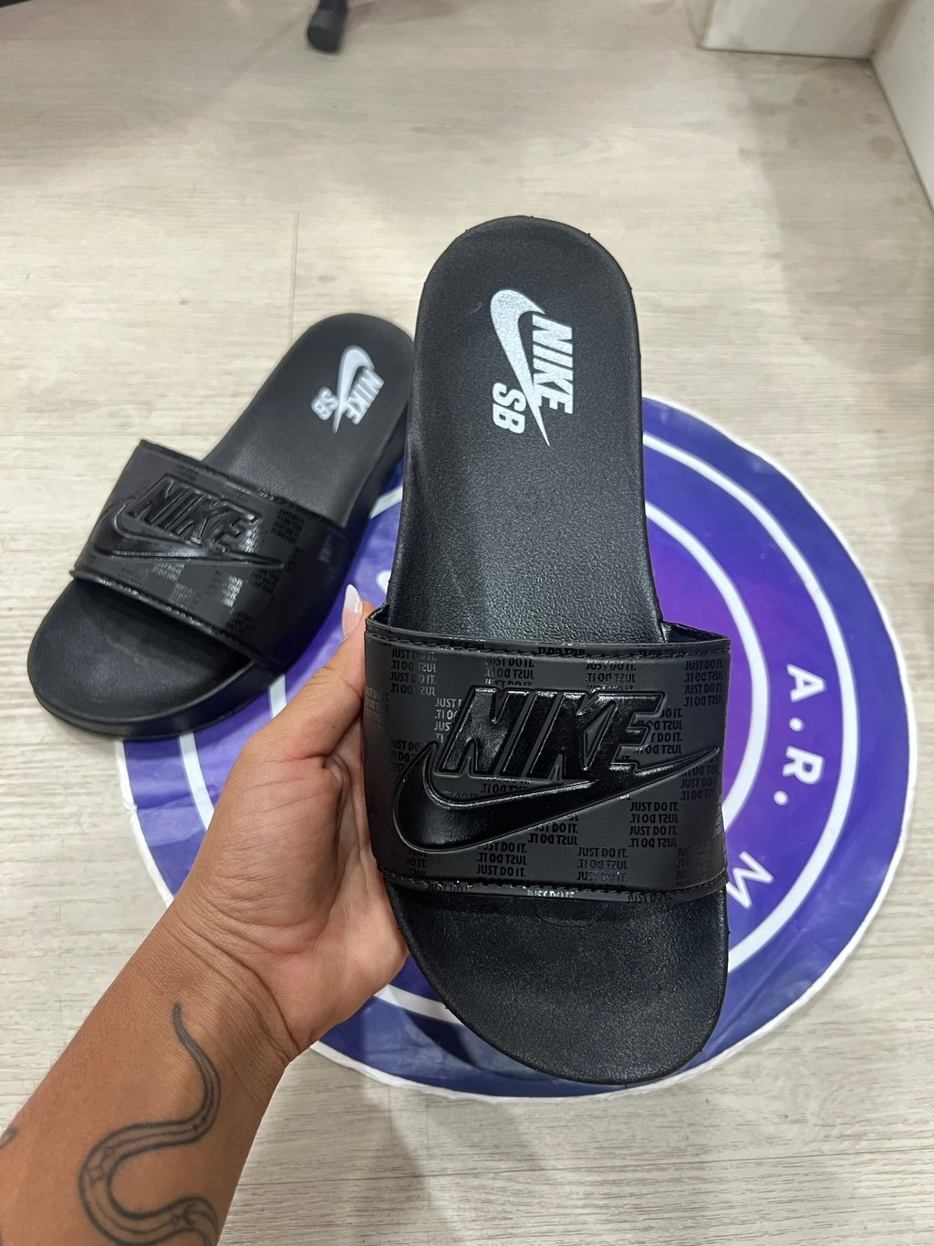 Sandália Slide Nike Just do it