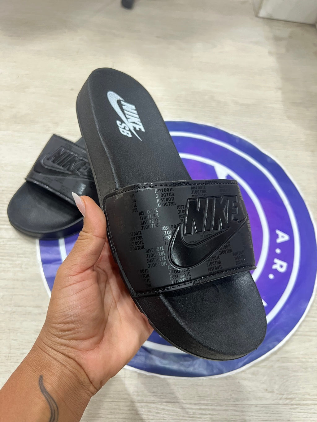 Sandália Slide Nike Just do it