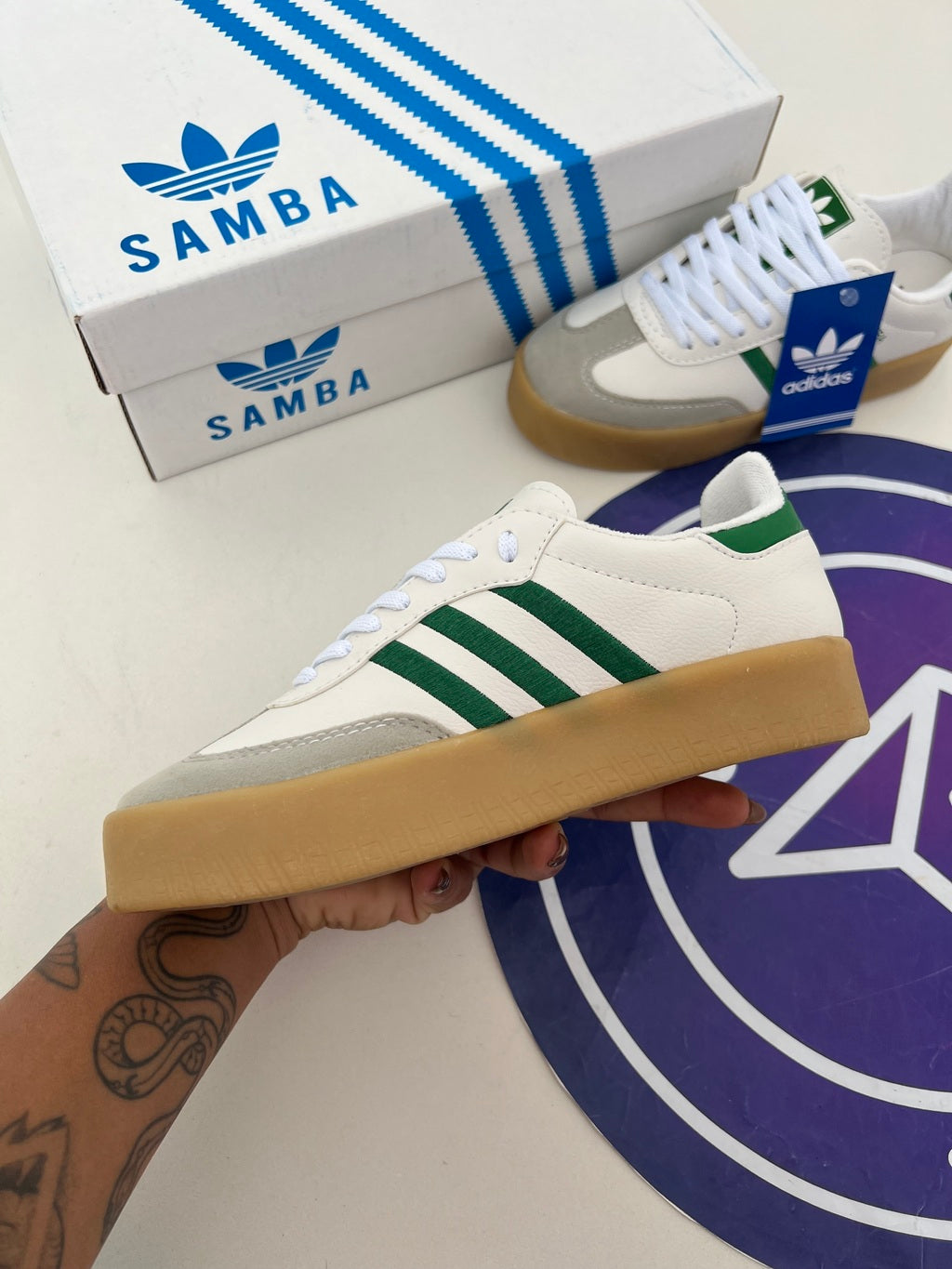 Sambae - Branco/Verde