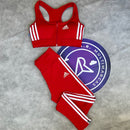 Conjunto Fitness ADD - Vermelho (Top + Calça)