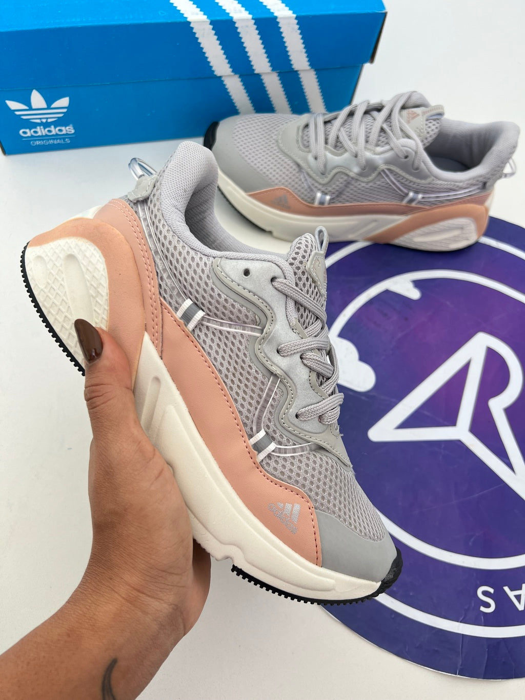 Lxcon Premium - Cinza/Rosa