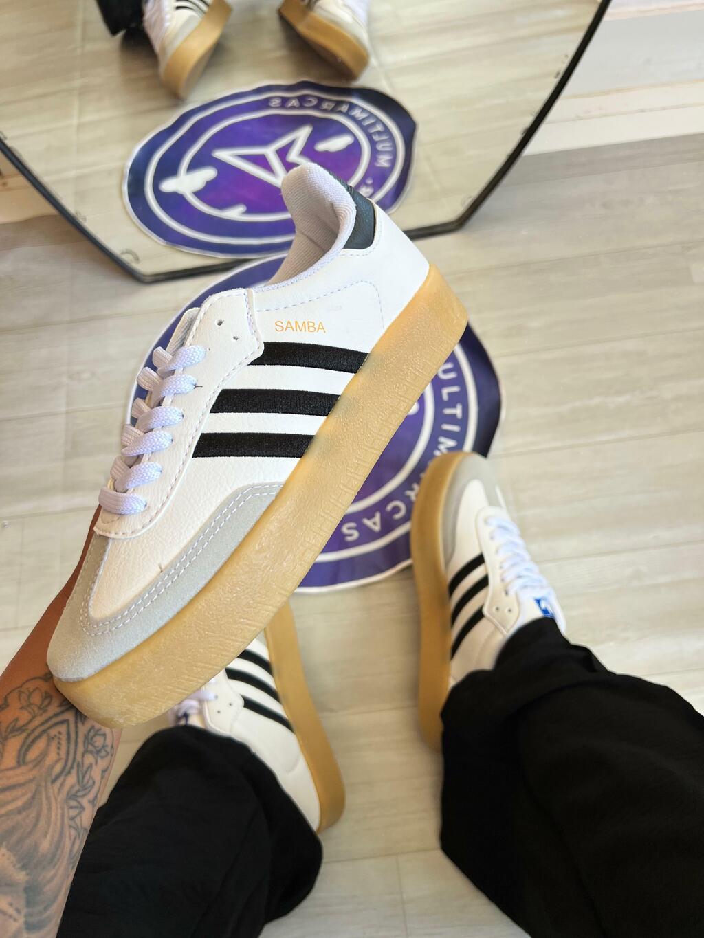 Sambae - Branco/Preto