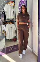 Calça Moletom - Marrom Retrô