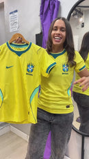 Baby Look Tailandesa 2026 Jogador - Amarela