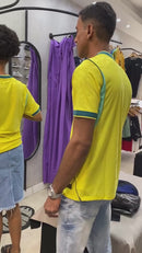 Camisa Unissex Jogador 2026 Tailandesa- Amarela